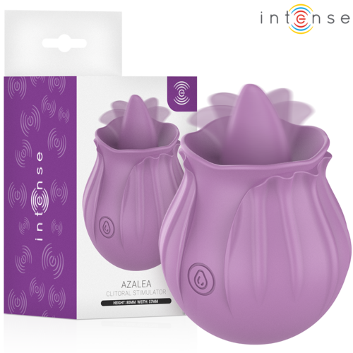 Stimulator pentru clitoris INTENSE HIGH TECH Azalea Flower cu 10 vibrații