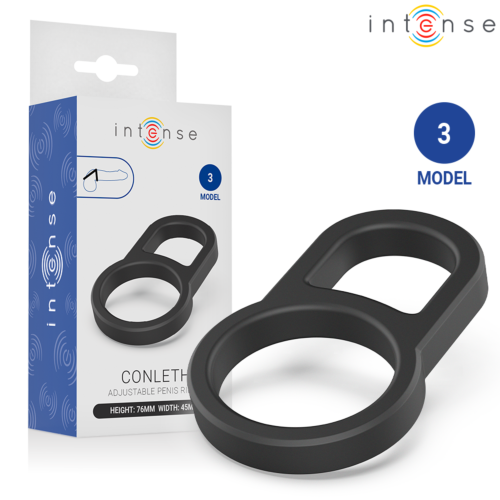 Inel Penis INTENSE FOR HIM Model 3 cu design dublu