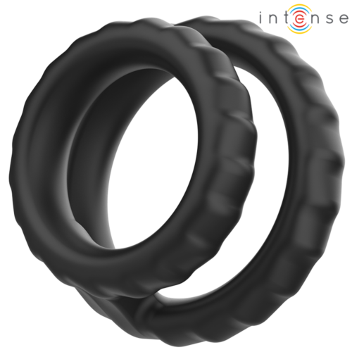 Inel pentru penis INTENSE DEWEY | Design ergonomic cu două inele