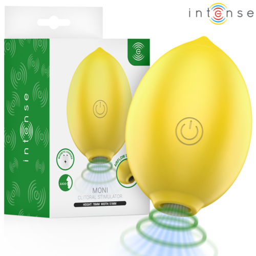 Stimulator suctiune INTENSE FUN TOYS Moni Lemon cu design inovator