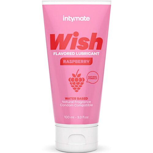Lubrifiant Intymate Wish Frambuesa 100 ml - Organic și Savuros
