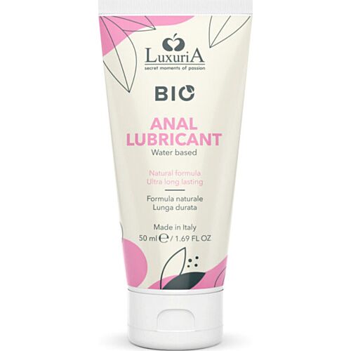 Lubrifiant Anal INTIMATELINE LUXURIA BIO 50 ML Ecológico