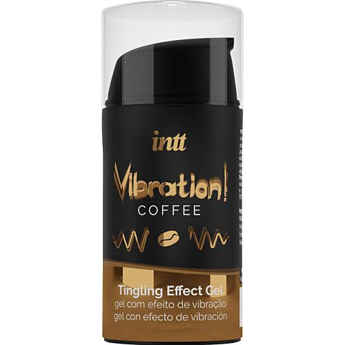 Gel stimulativ INTT Vibration Bubble Gum cu gust de cafea