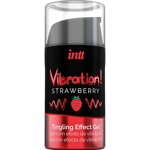 Lubrifiant INTT Vibration cu aromă de căpșuni