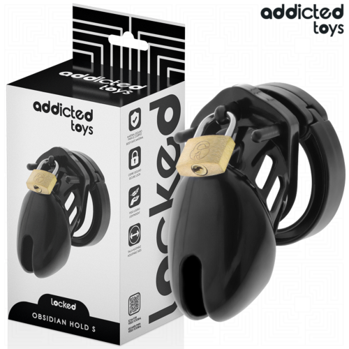 Jaula pentru penis ADDICTED TOYS LOCKED - Obsidian Hold