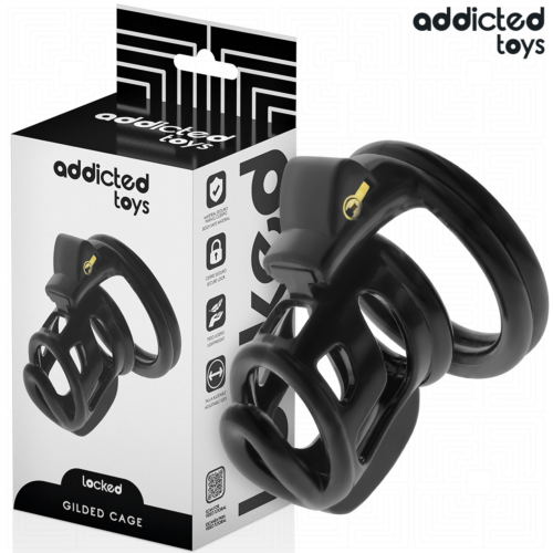 Jaula pentru penis Addicted Toys Gilden Cage 8,5 cm