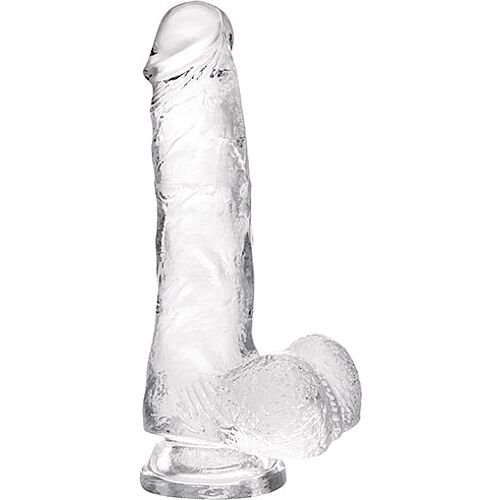 Dildo S Pleasures Jelly Transparent S cu ventuză