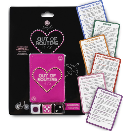 Jocuri erotic SECRETPLAY Cambia tu Rutina - Provocări pentru cupluri