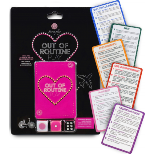 Jocuri SECRETPLAY Out of Routine Play cu 72 provocări