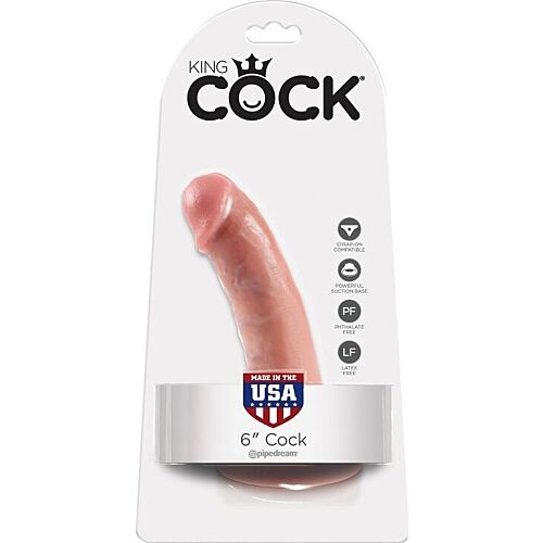 Dildo King Cock 6 cu bază de ventuză