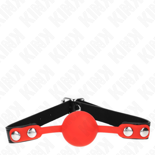Căluș KINK COLLAR & GAG 4 cm din silicon