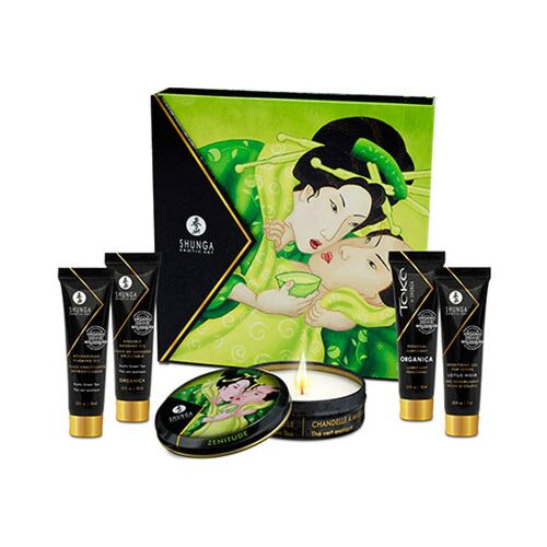 Kit de cosmetice Shunga Kits Secret Geisha cu aromă de ceai verde