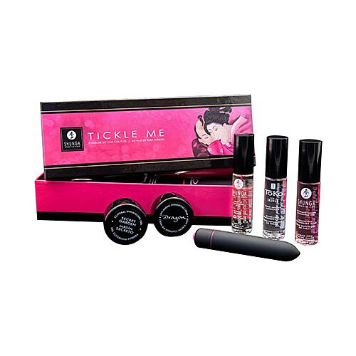 Kit cosmetice Shunga Tickle Me pentru experiențe sensuale