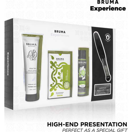 Kit de masaj Bruma Xperience cu gel stimulare