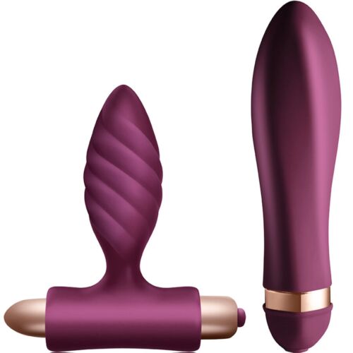 Kit Climaximum Desire: vibrator și plug anal pentru explorare