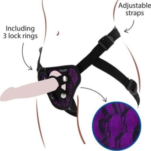 Hamuri GET REAL Strap-On cu pernele confortabile