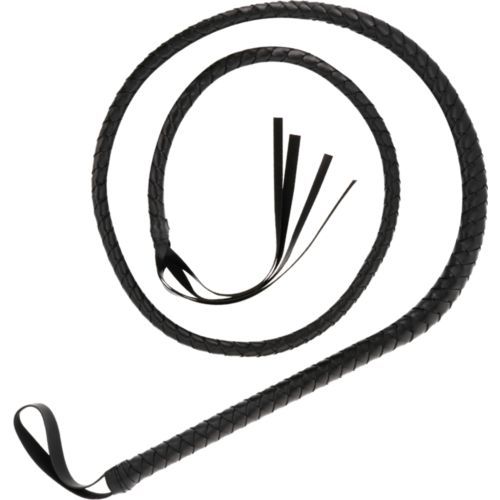 Látigo Bondage DARKNESS 210 cm cu mâner de prindere