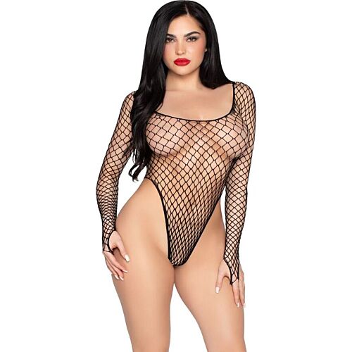 Bodysuit Lingerie Leg Avenue 89377 cu tăietură înaltă