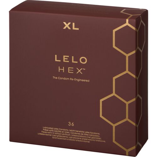Prezervative LELO HEX Respect XL | Confort și Sensibilitate Optimă
