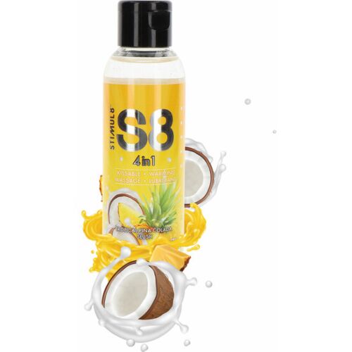 Lubrifiant STIMUL8 S8 4 în 1 Piña Colada 125 ml