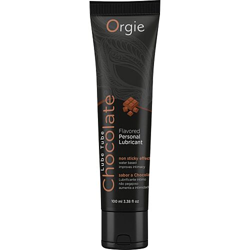 Lubrifiant Orgie Lube Tube Chocolate 100 ml cu aromă de ciocolată