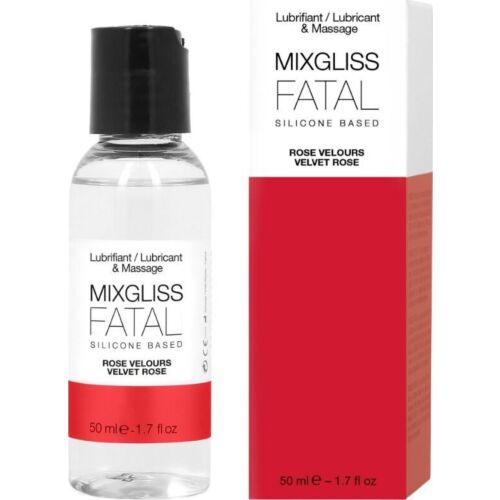 Lubrifiant Mixgliss Fatal 50 ml cu aromă de trandafiri