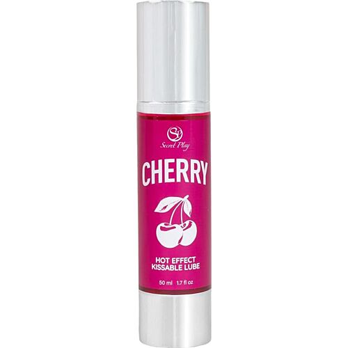 Lubrifiant SECRETPLAY Cireșe 50ml cu efect de căldură