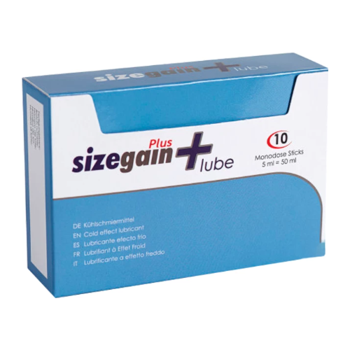 Lubrifiant 500COSMETICS Sizegain Plus monodoză efect rece