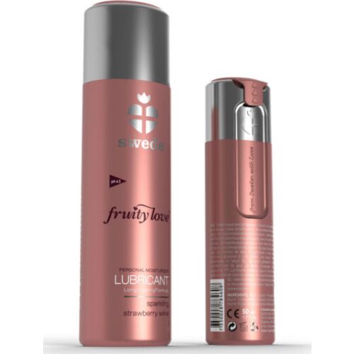 Lubrifiant Swede Fruity Love Fără cu Champagne 50 ml