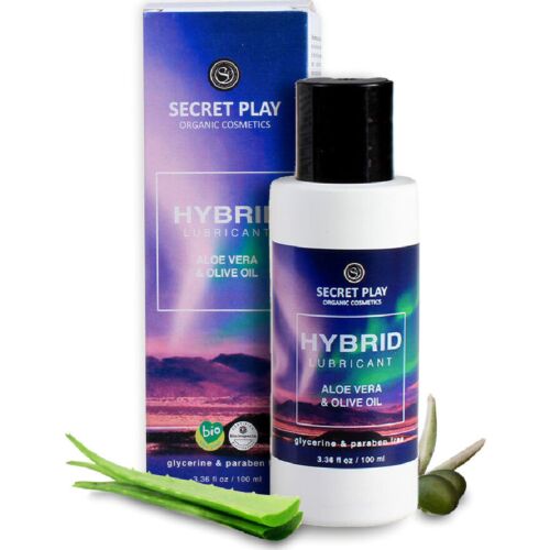 Lubrifiant SECRETPLAY 100 ml cu Aloe Vera și ulei de măsline