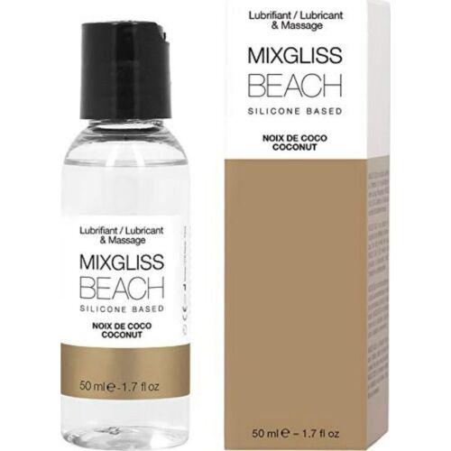 Lubrifiant Mixgliss Beach 50 ml cu aromă de cocos