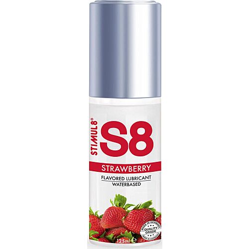 Lubrifiant STIMUL8 S8 cu aromă de căpșuni 125 ml