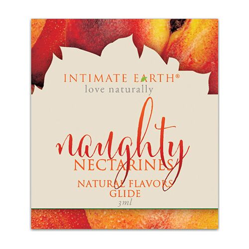 Lubrifiant Intimate Earth Naughty Nectarines 3 ml cu aromă de nectarină