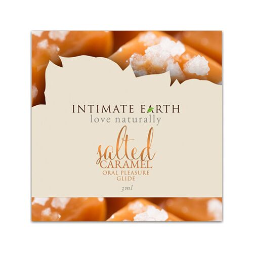 Lubrifiant Intimate Earth Caramel 3 ml pentru călătorii