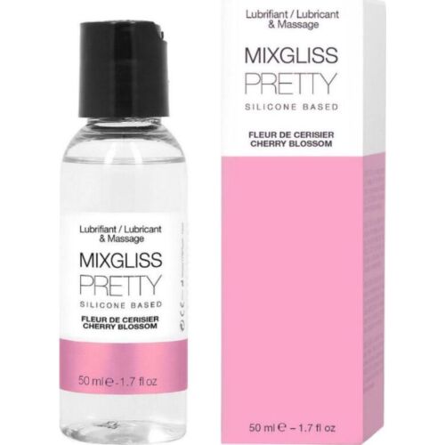 Lubrifiant Mixgliss Pretty 50ml cu aromă de floare de cireș