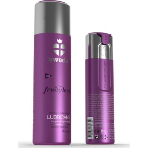 Lubrifiant SWEDE Fruity Love 50 ml cu gust de zmeura