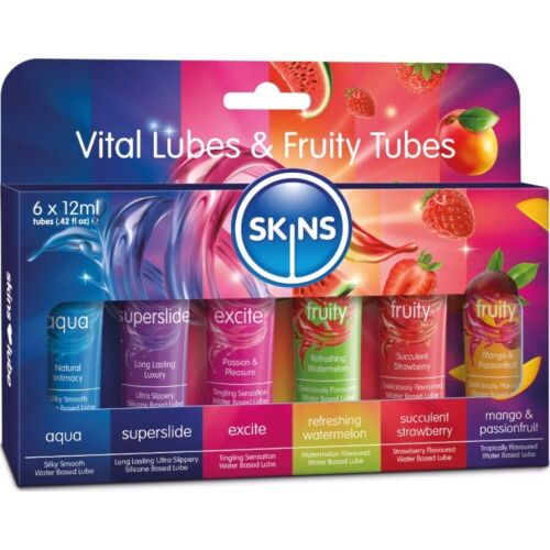 Lubrifiant SKINS Vital & Fruity 12ml - Arome Fructate