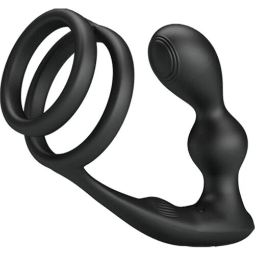 Inel pentru penis și plug anal Pretty Love Marshall
