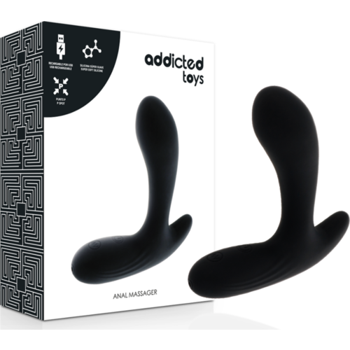 Masajeador Anal Addicted Toys cu Vibratie Dubla