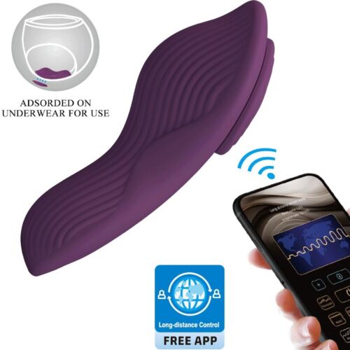 Stimulator PRETTY LOVE MANE cu 10 vibrații și control la distanță