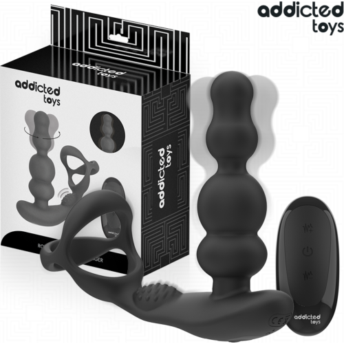 Masajator prostată rotativ ADDICTED TOYS cu control de la distanță