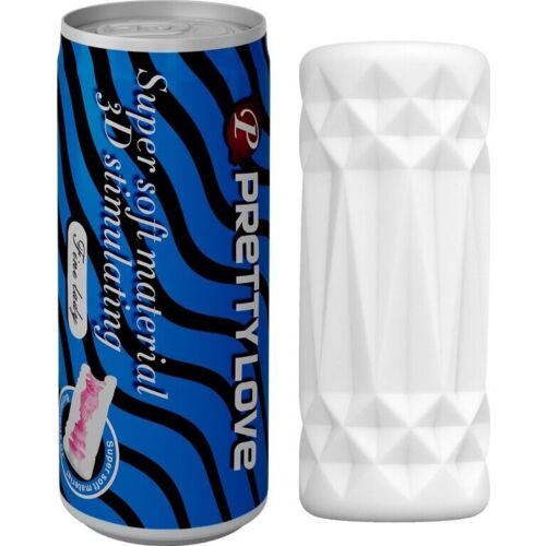 Masturbator PRETTY LOVE 3D MEN cu forma de cutie de bere