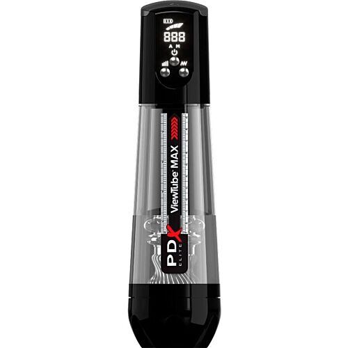 Masturbator PDX ELITE VIEWTUBE MAX VIEW cu suctiune automată