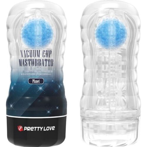 Masturbator Pretty Love Male Planet Blue cu minge rulantă