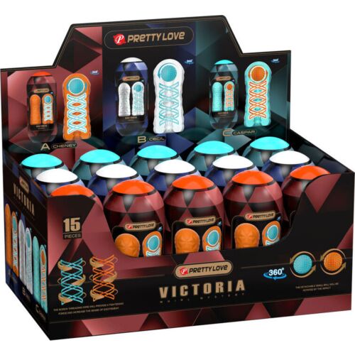 Masturbator Pretty Love Victoria cu spirala si bila stimulanta