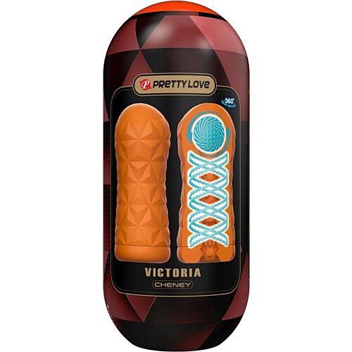 Masturbator Pretty Love Victoria Cheney cu spirală giratorie