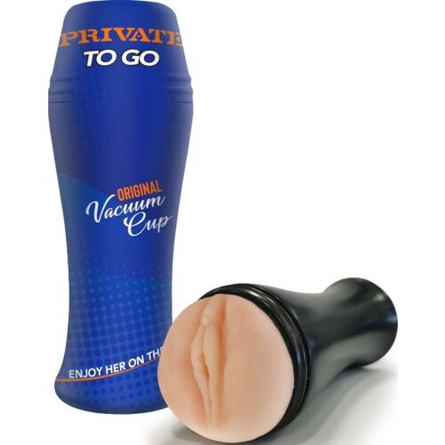 Masturbator PRIVATE Original Vacuum Cup To Go compact și discret