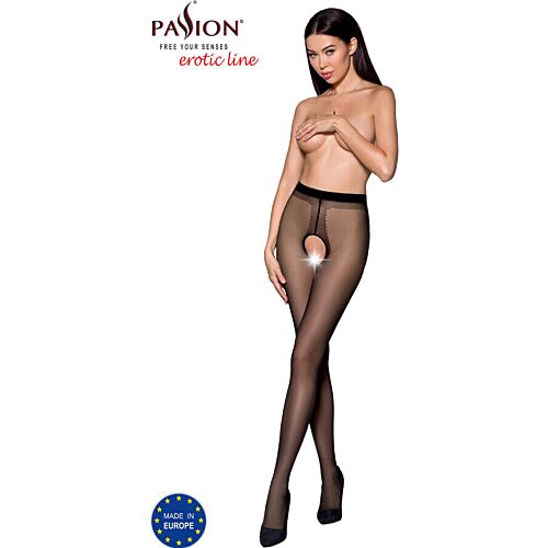 Medii Lencerie PASSION WOMAN GARTER cu deschidere între coapse