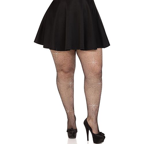 Medii Leg Avenue Colby Rhinestone Plus Size