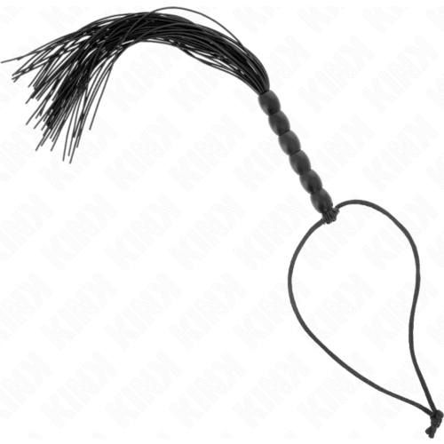 Látigo KINK Mini cu 6 bile negre și grip ergonomic